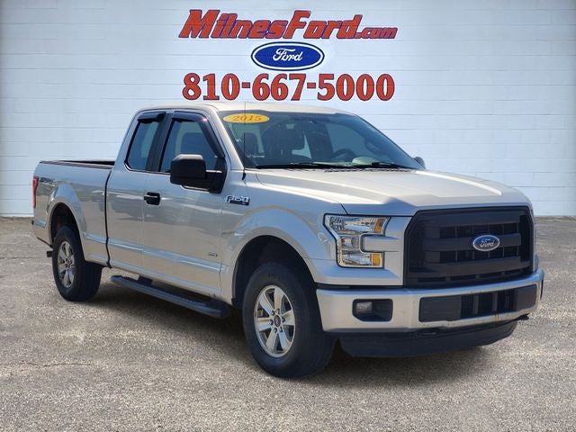 Used 2015 Ford F-150 XL with VIN 1FTEX1EPXFFD07131 for sale in Lapeer, MI