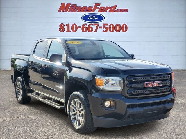 Used 2016 GMC Canyon SLE with VIN 1GTG6CE34G1141613 for sale in Lapeer, MI