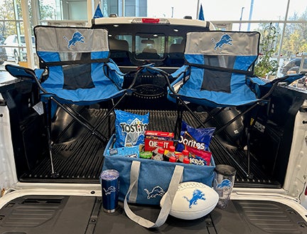 Lions Tailgating items
